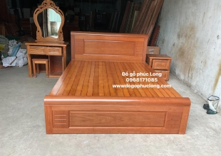Những mẫu giường gỗ tự nhiên giá rẻ bán chạy nhất 2023